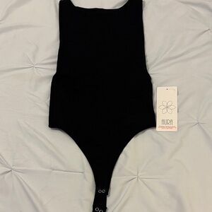Aura Black Bodysuit